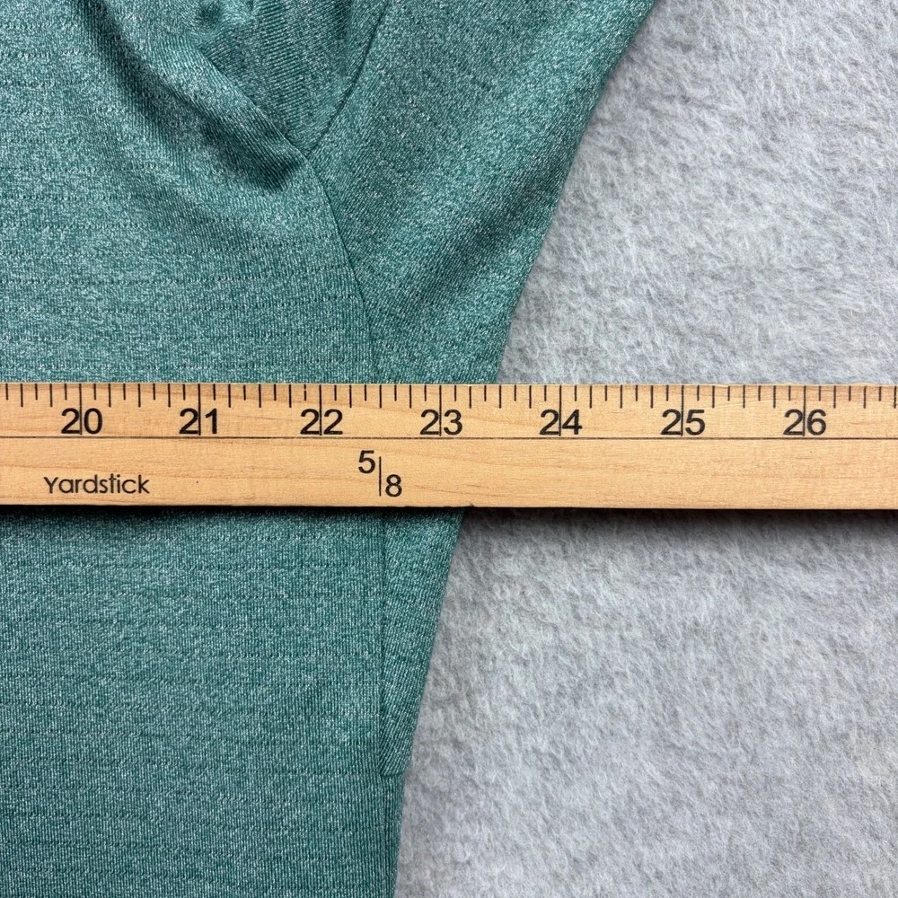 Lululemon Drysense Shirt Mens 2XL XXL Green Long Sleeve Performance Stretch Tee